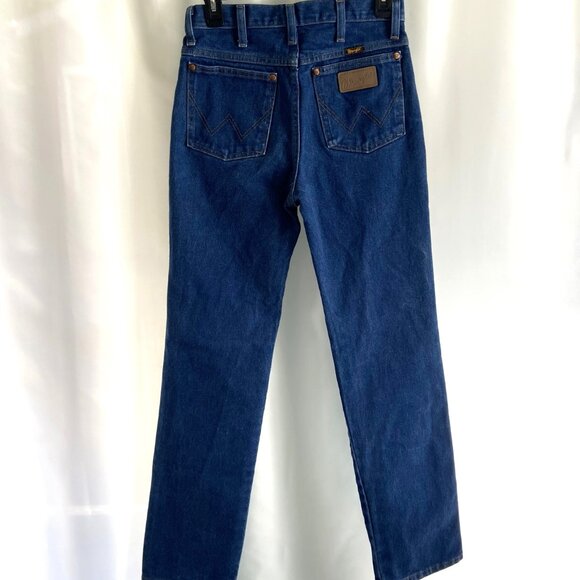VTG Y2K Wrangler Rigid Cowboy Cut Slim Fit Jeans 936DEN Unisex 29x 34 - Picture 5 of 12